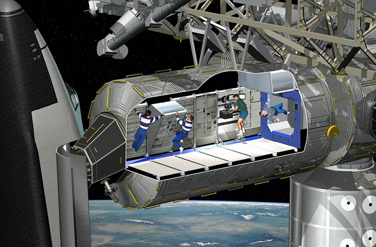 Le laboratoire Destiny sur l'ISS